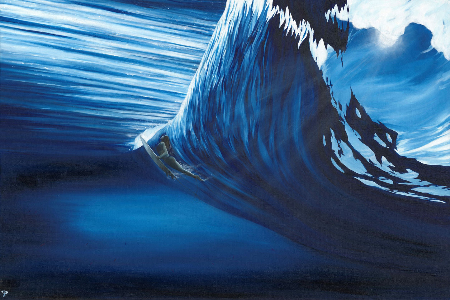 Beneath